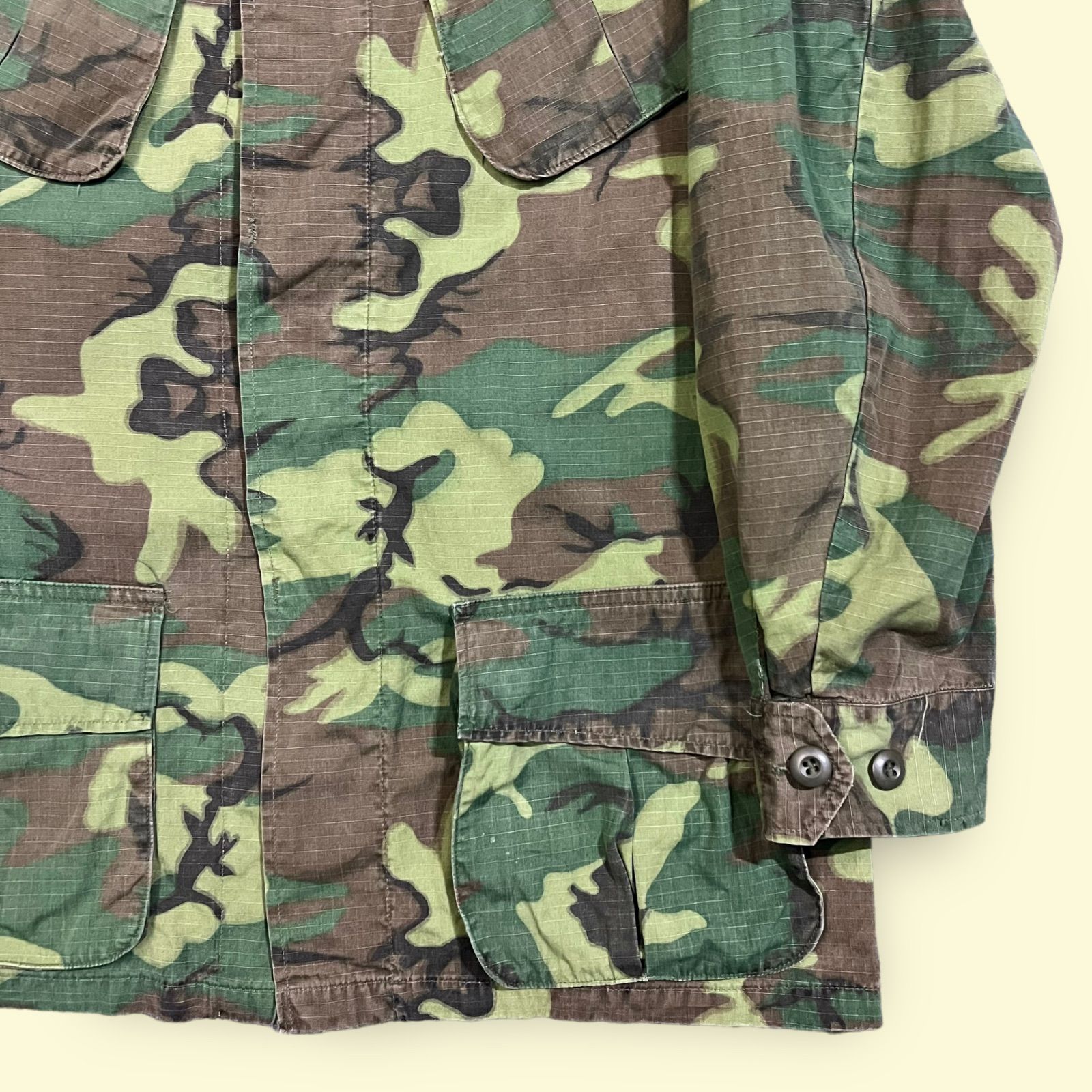 60s US.Army ジャングルファティーグ 4th カモフラージュ 60年代 