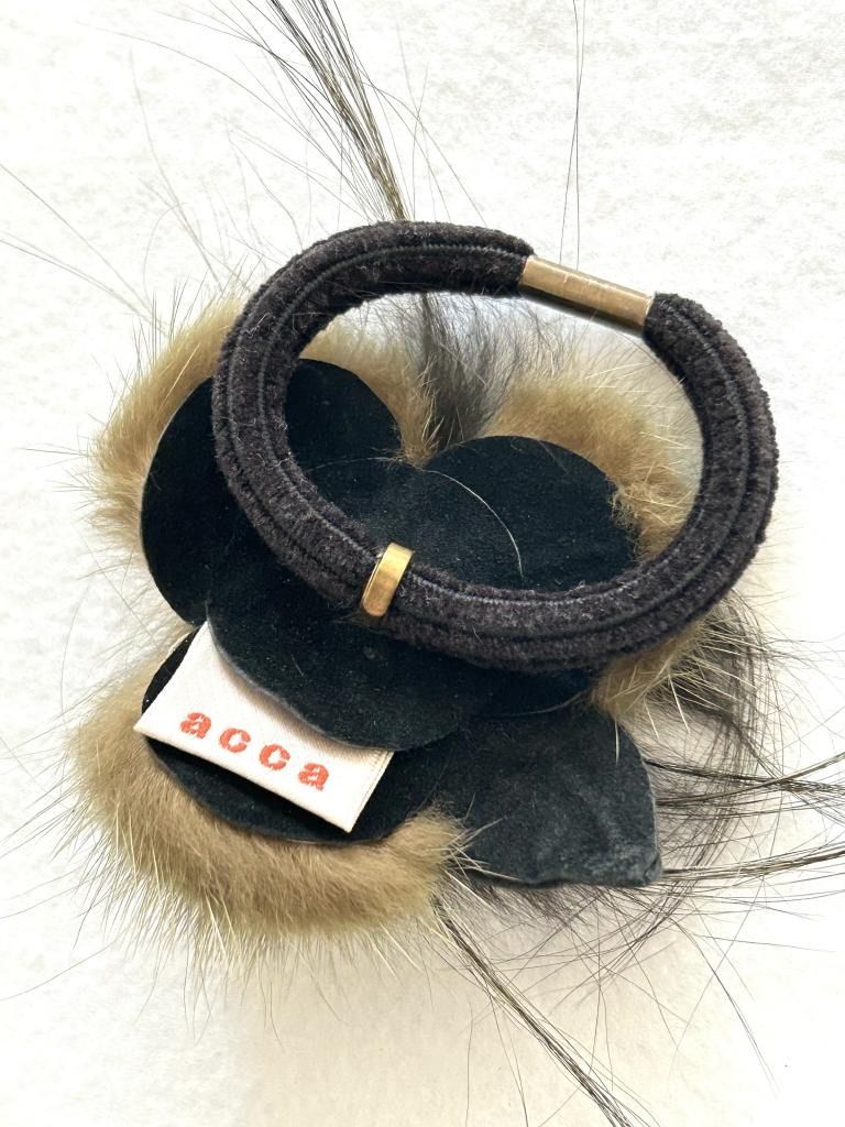 ☆acca アッカ ミンクファーポニー ヘアゴム ヘアアクセサリー