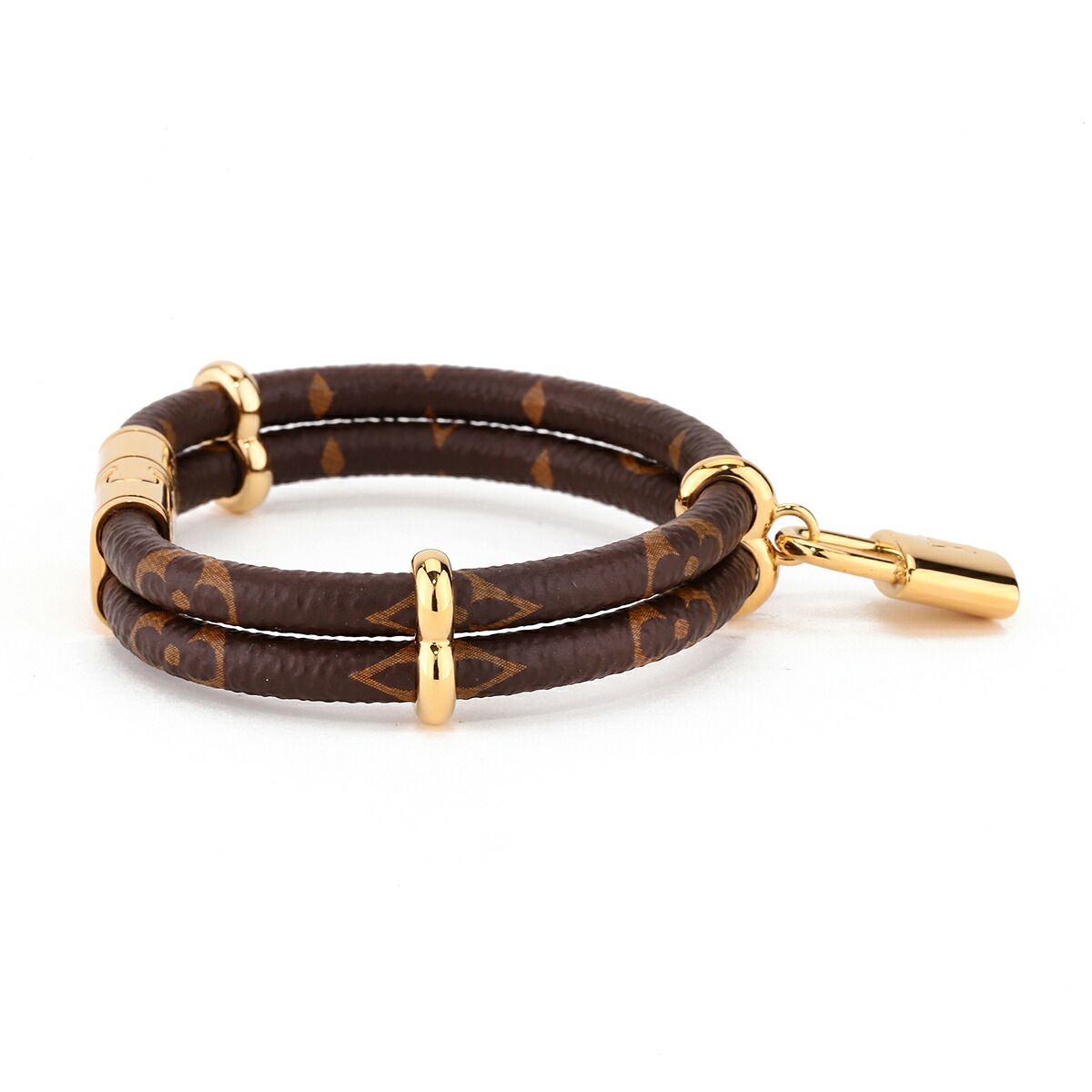 新品 ルイヴィトン Louis Vuitton ブレスレット BRACELET KEEP IT TWICE ブラウン/ゴールド - メルカリ