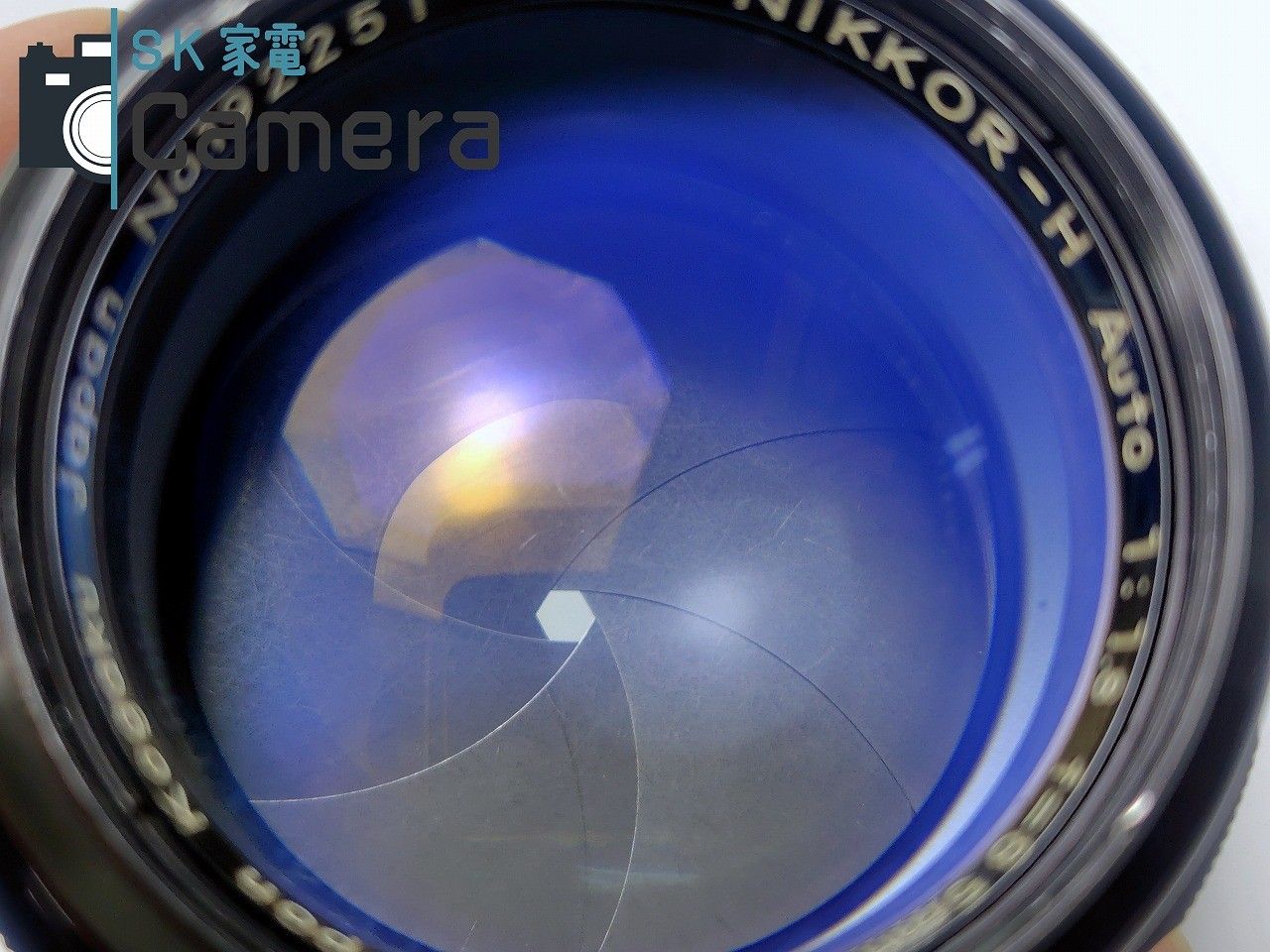 Nikon - 【中古】 Nikon NIKKOR-H Auto 85ｍｍ F1.8 非Ai ニコン キャップ ケース付 中古】 Nikon NIKKOR-H Auto 85mm F1.8 非Ai ニコン キャップ