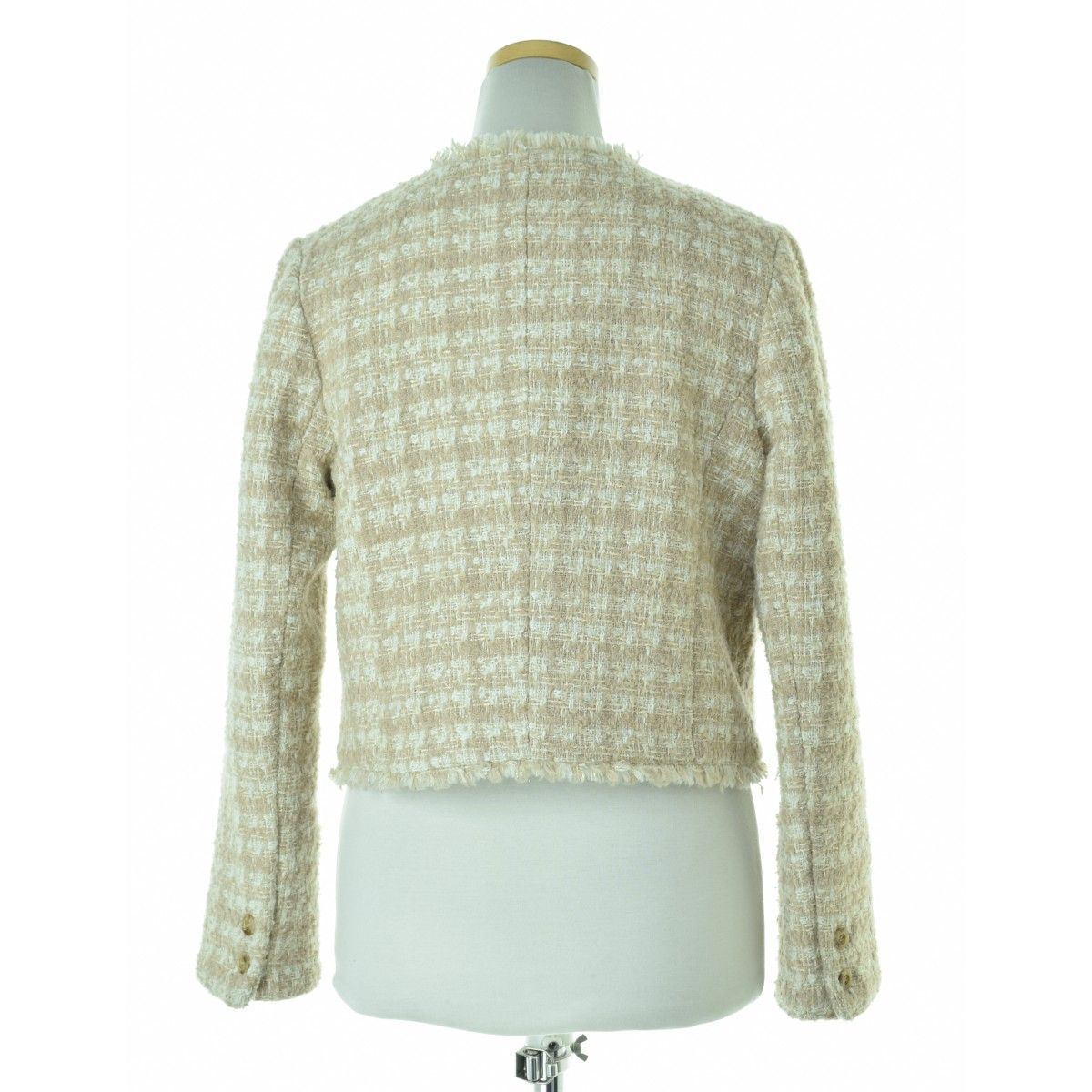 Wool-Blend Fancy Tweed Jacket herlipto 【公式通販】