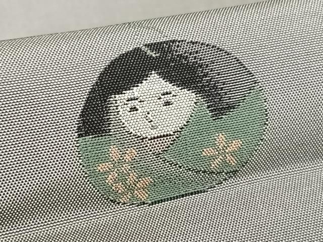 平和屋着物○京の名門・菱屋六右ェ門 紬 玩具文 正絹 逸品 AABC0087zg