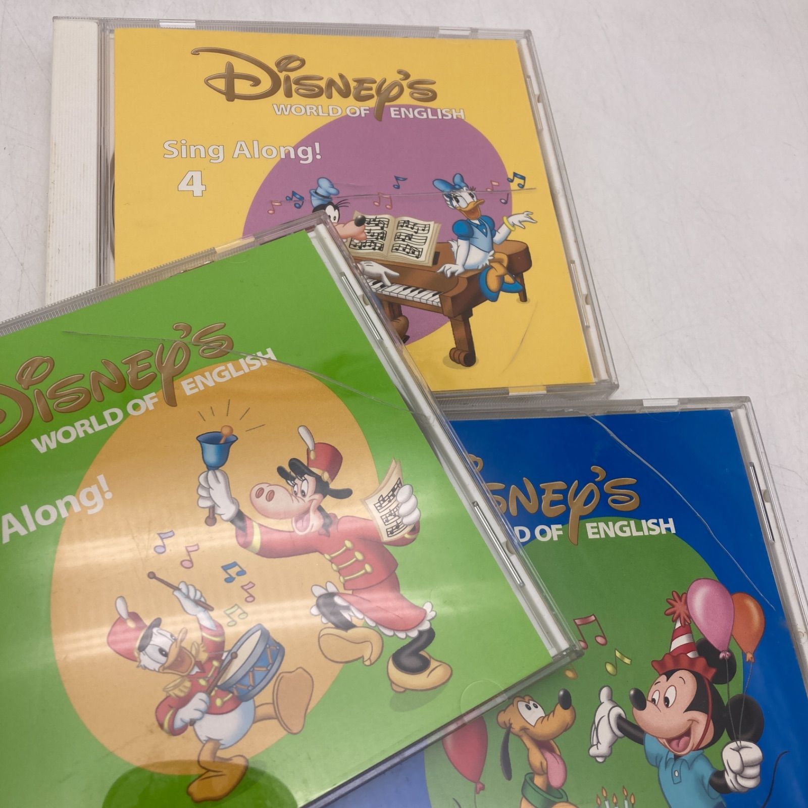 2010年購入 シングアロングセット DVD12枚 旧子役 絵本＆CD 字幕あり ディズニー英語システム DWE Disney ワールドファミリー  中古 1101026 - メルカリ