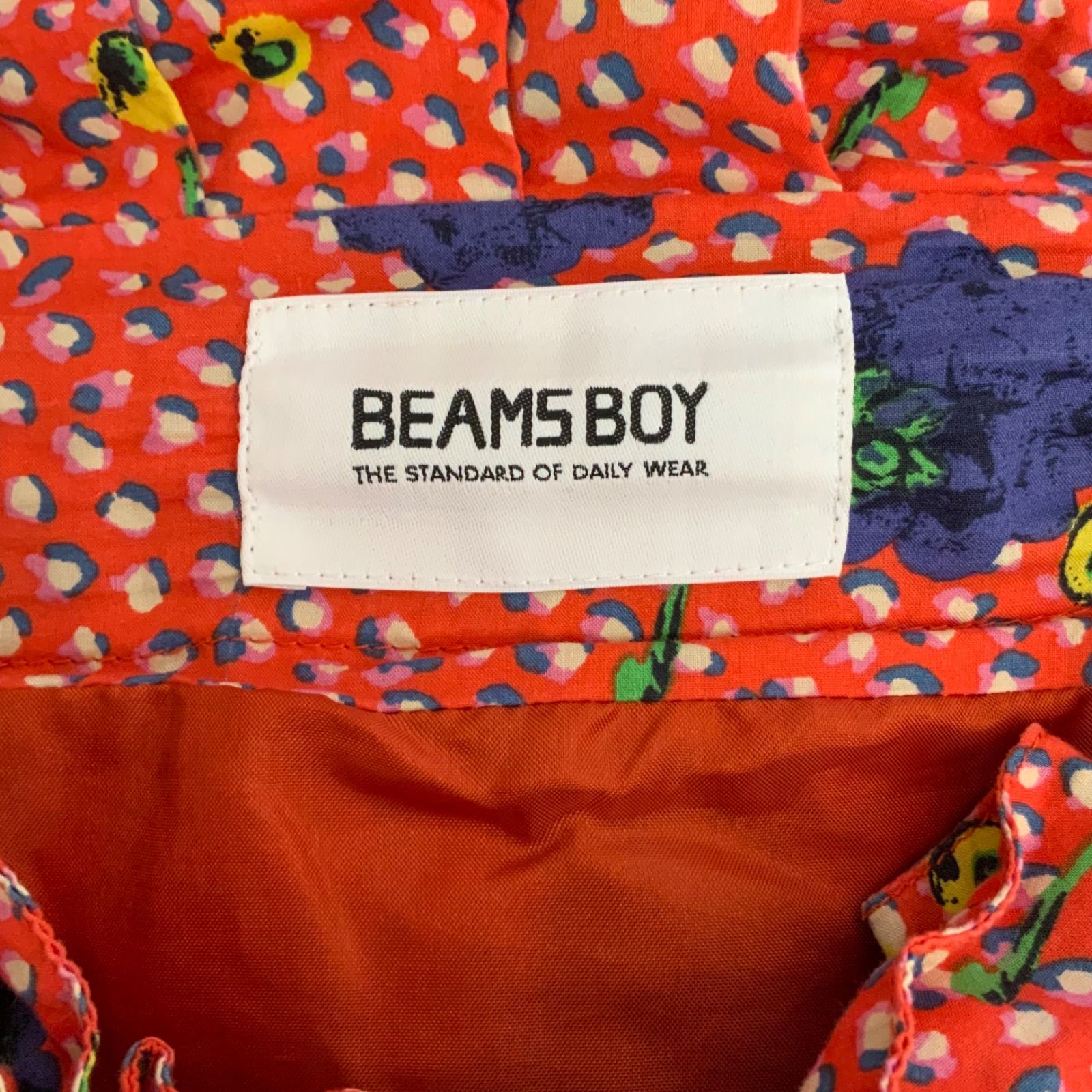 【BEAMS BOY ビームスボーイ】リバティ　Juniper ジュニパー柄　キャンディウエストロングスカート　サイズ表記なし