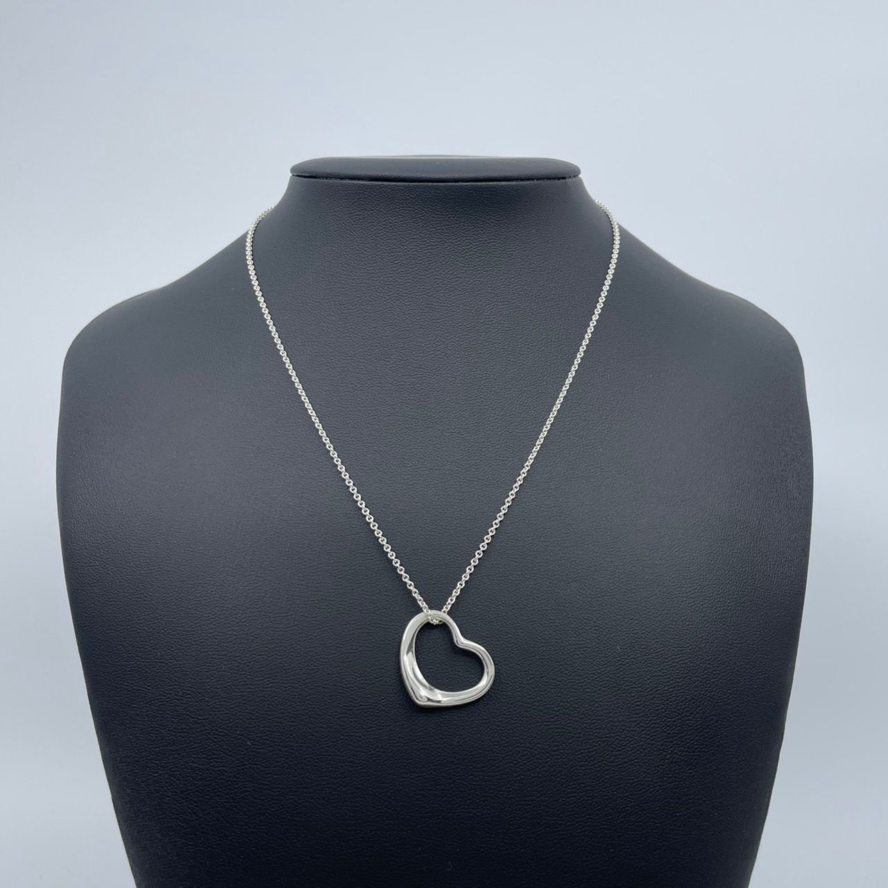 Tiffany&Co ティファニー オープンハート ネックレス ヴィンテージ Tiffany&Co. ティファニー オープンハート 27mmネックレス 925