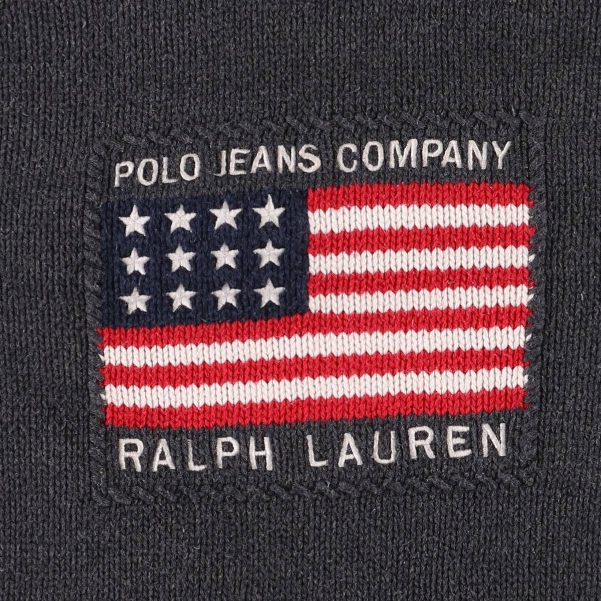 【超希少◎】polo jeans company　ビーニー　星条旗　y2k　美品 90's USA製 オールド ラルフローレン ポロスポーツ 星条旗