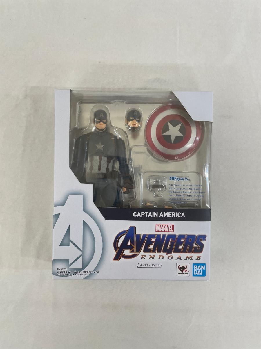 S.H.フィギュアーツ アベンジャーズ キャプテン・アメリカ(アベンジャーズ/エンドゲーム) 約150mm PVC&amp;ABS製 塗装済み可動フィギュア Amazon.co.jp: TAMASHII NATIONS S.H.フィギュアーツ