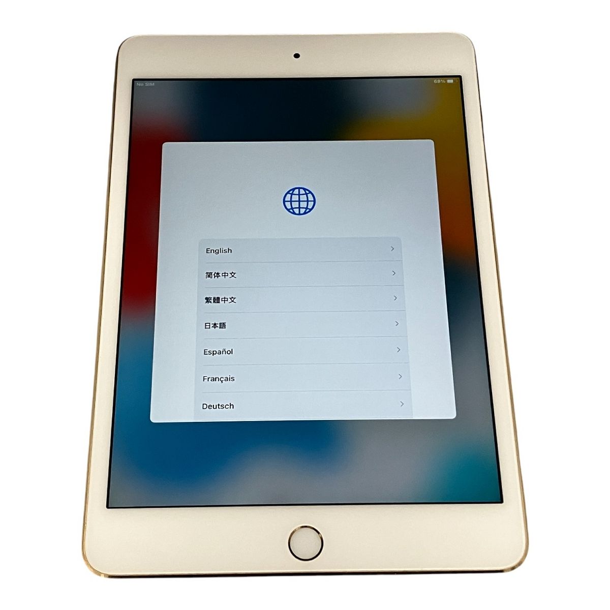 Apple iPad mini 4 MNWG2J|A 32GB Wi-Fi Cellularモデル 7.9インチ ゴールド タブレット ジャンク M10523515