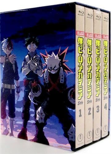 Blu-ray】僕のヒーローアカデミア 5th 初回生産限定版 全4巻