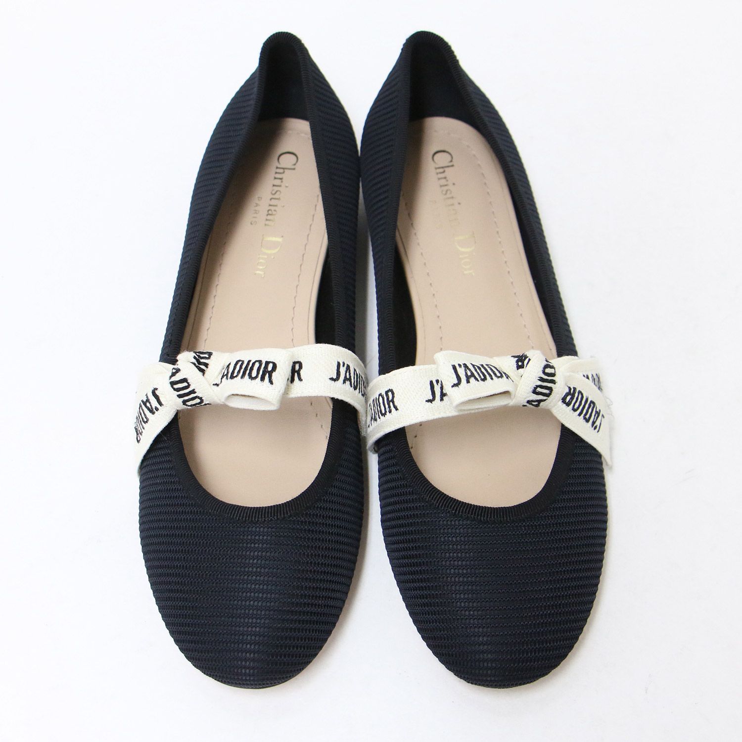 美品 Christian Dior クリスチャンディオール パンプス バレエシューズ