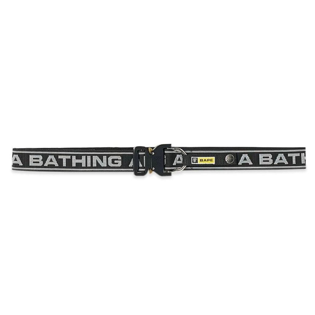 BAPE LOGO BELT ベルト カジュアル 黒 メンズ トレンド感満載