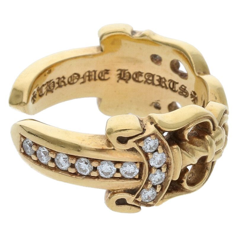 クロムハーツ 22K DBL DAGGER OPEN/22K ダブルダガーオープン PAVE