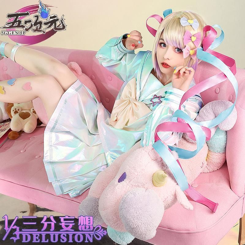 アイカツ！】 霧矢あおい コスプレ 衣装 ウィッグ 三分妄想製 スクール