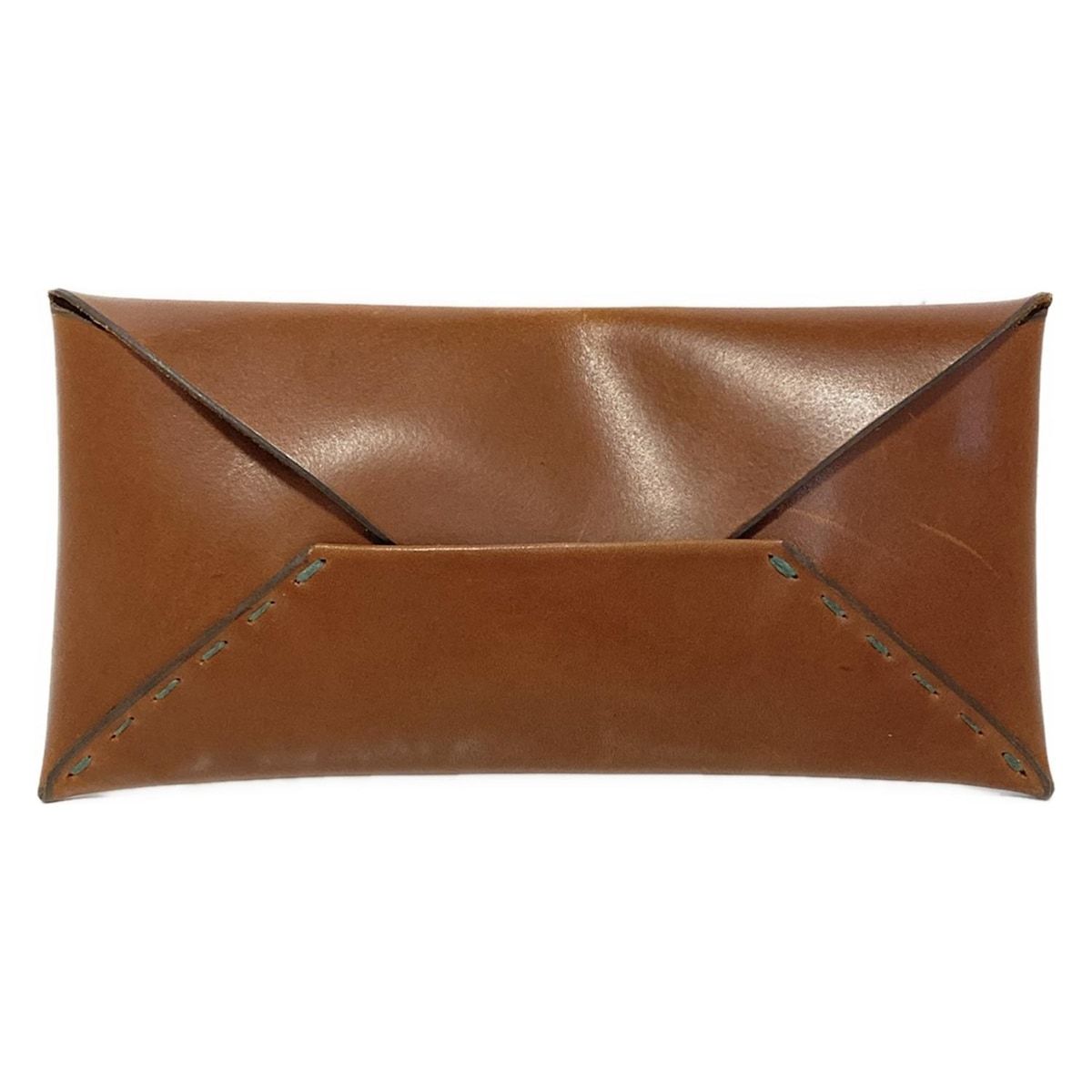 HENRY CUIR アンリークイール クラッチバッグ - ダークブラウン レザー