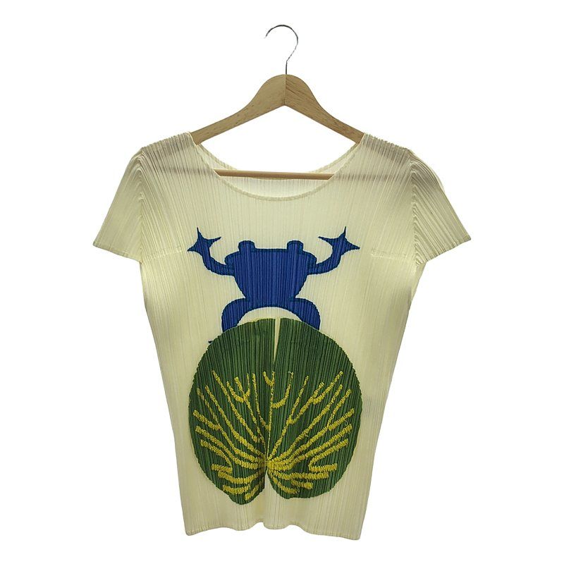 PLEATS PLEASE ISSEY MIYAKE | プリーツプリーズイッセイミヤケ | 2005SS | JARDIN 庭 | Frog カエル プリーツカットソー | 3 | マルチ | レディース