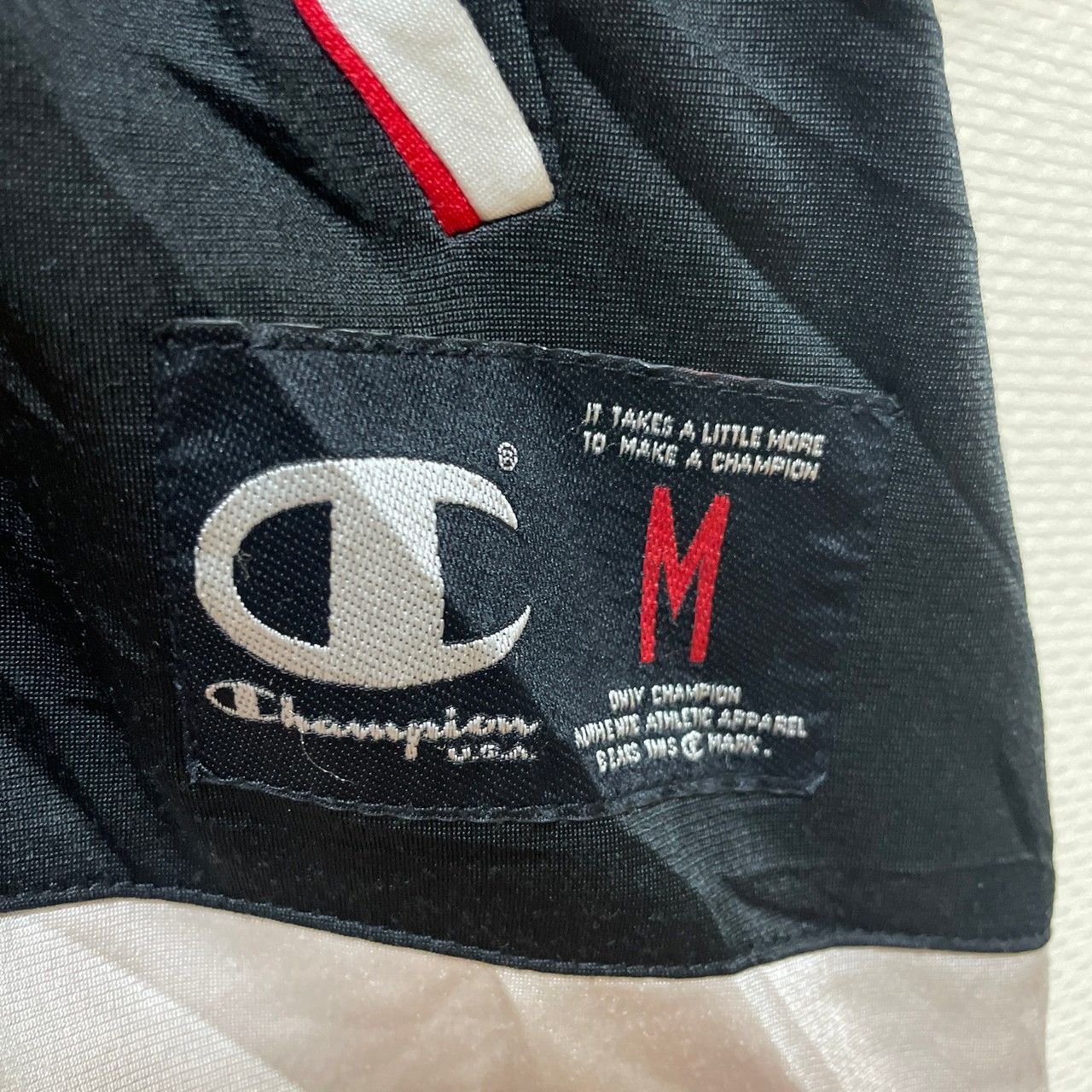 made in USA】Champion USAジャケット古着90s 刺繍ロゴ - メルカリ