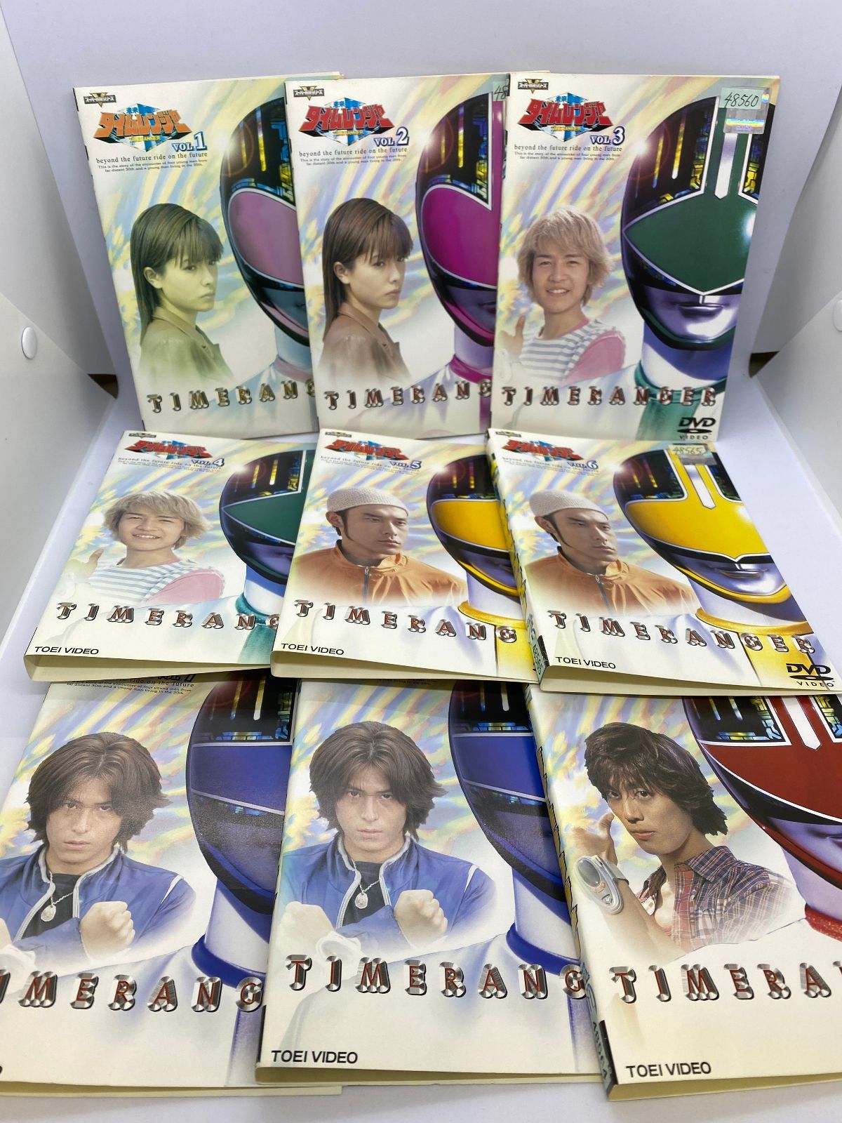 未来戦隊 タイムレンジャー 9枚セット（全10巻のうち9巻欠品） DVD