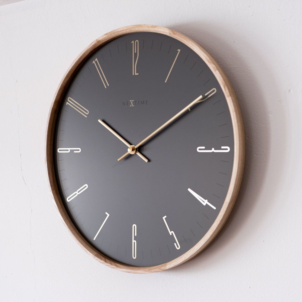 壁時計 掛時計 NEXTIME ネクスタイム ウォールクロック 工場 Thin M GR