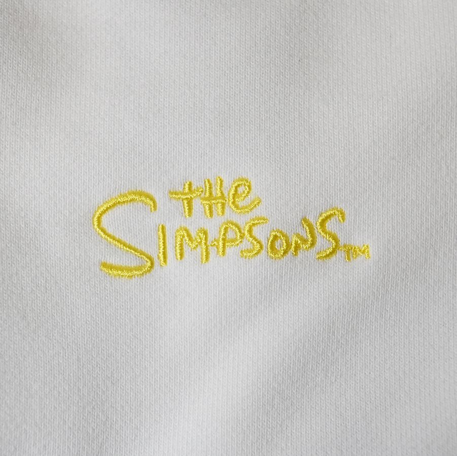 【Aランク】KITH for The Simpsons 2021 キス シンプソンズ コラボ Crewneck スウェット トレーナー クルーネック  XXL 白 ホワイト