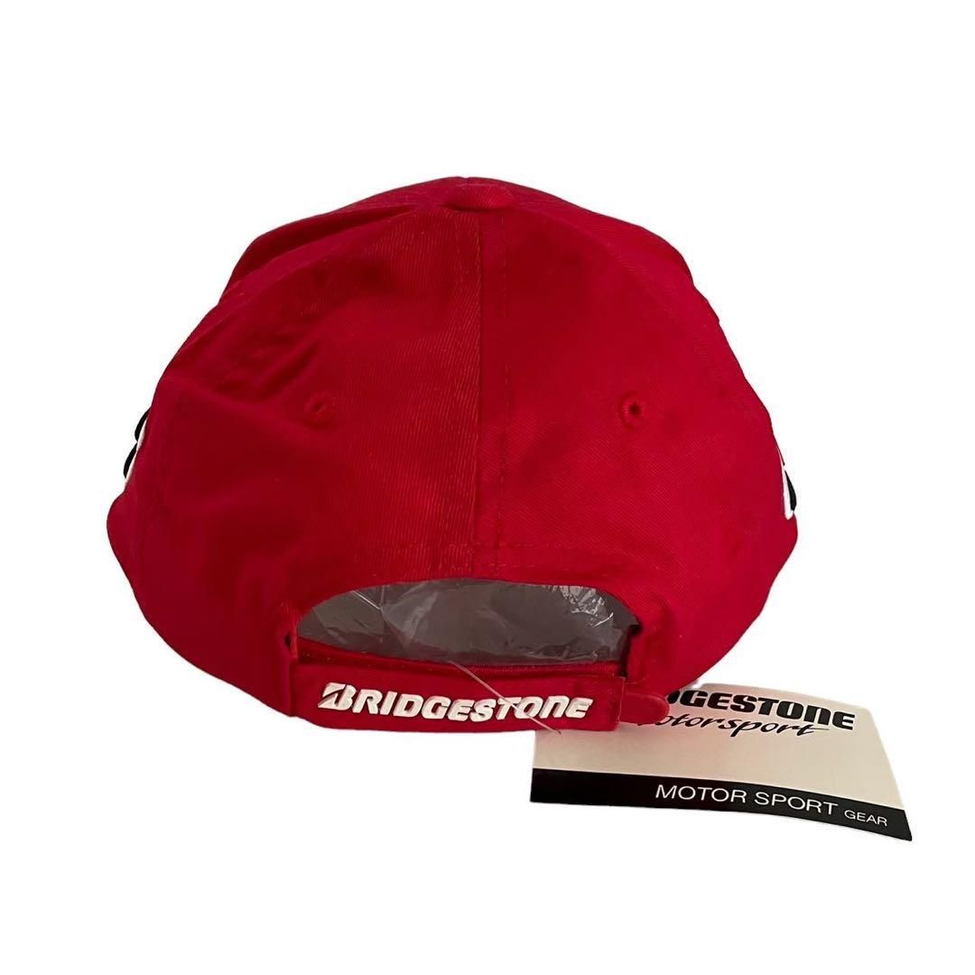 BRIDGESTONE ブリヂストン キャップ レッド フリーサイズ - メルカリ