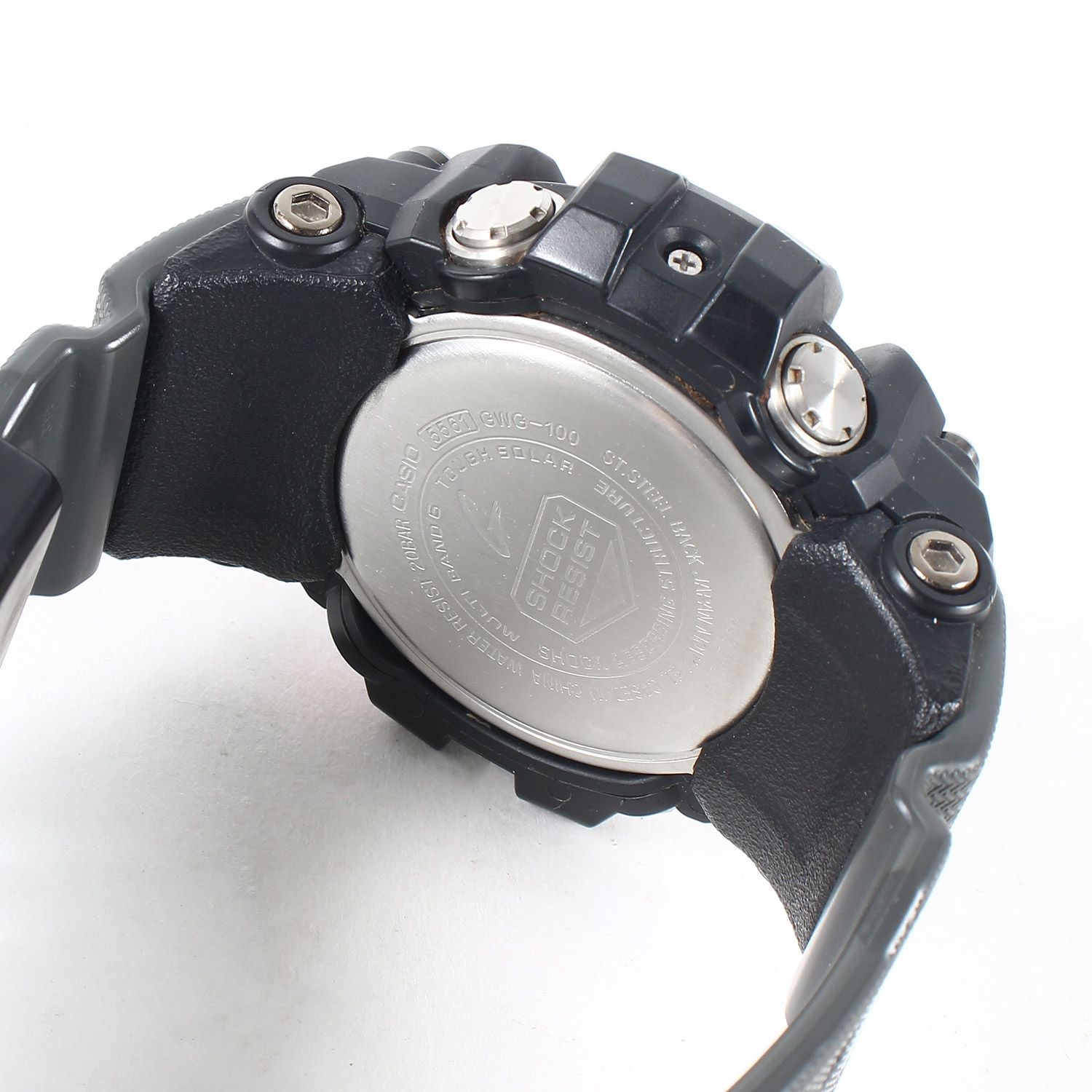 美品 G-SHOCK ジーショック GWG-100-1A8JF MUDMASTER 腕時計 マッド 