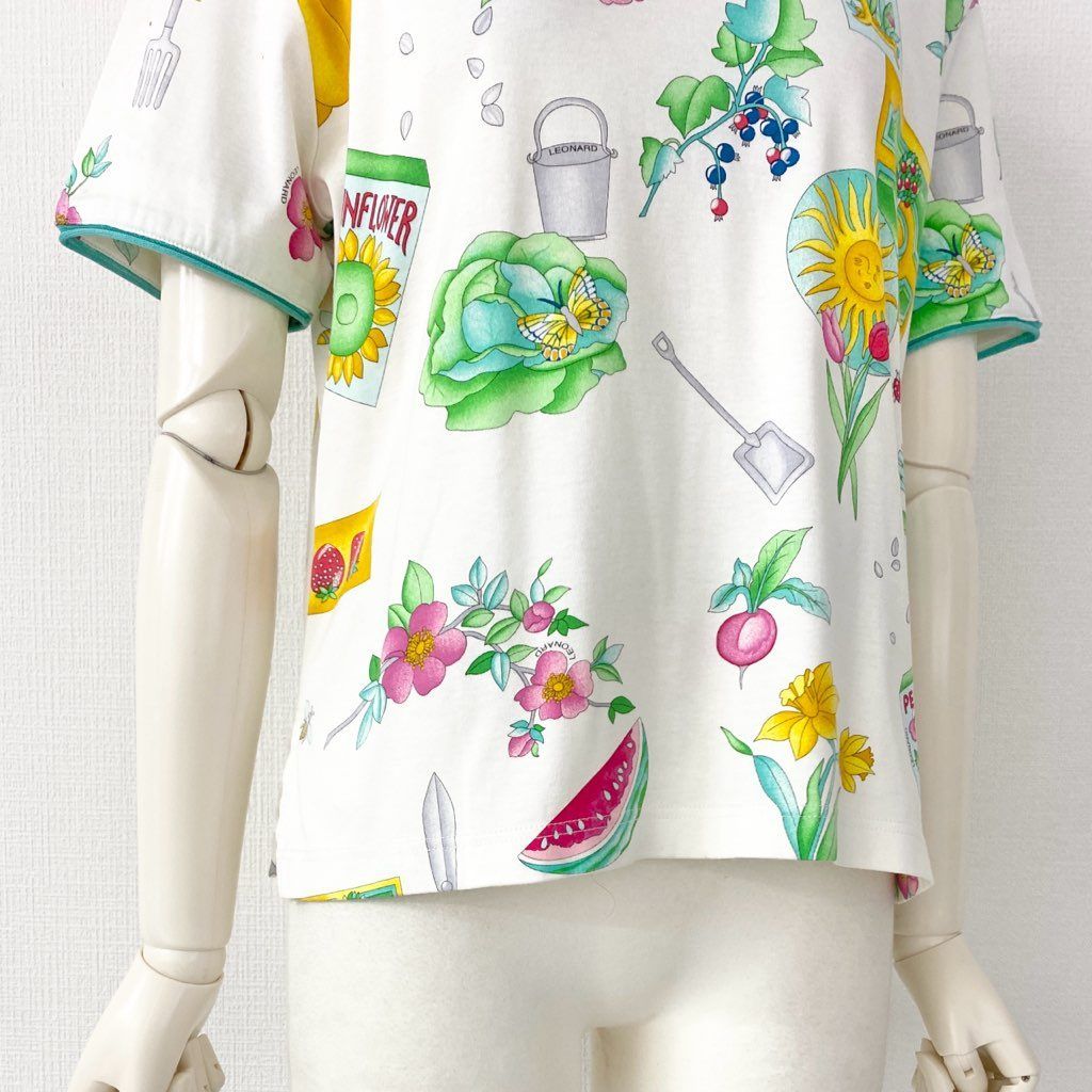 3e8 LEONARD SPORT レオナール スポーツ ハイネック半袖Tシャツ 