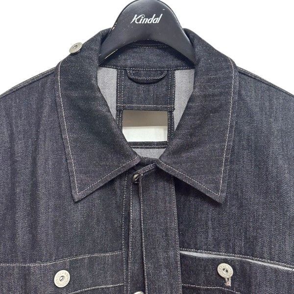 NULLUS 24ss デニムブルゾン NULLUSデニムジャケット NUSS24JAC004-BLK8071000157652 - メルカリ