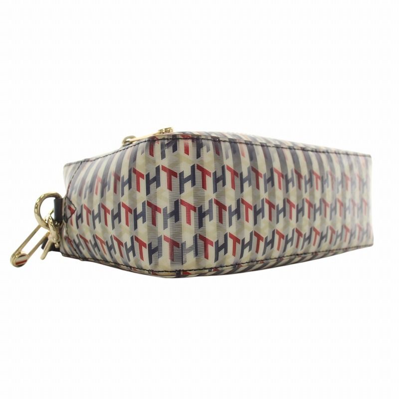極美品 トミーヒルフィガー カメラバッグ ショルダーバッグ トリコロール 多機能 トミー ヒルフィガー TOMMY HILFIGER アイコニックトミーカメラ