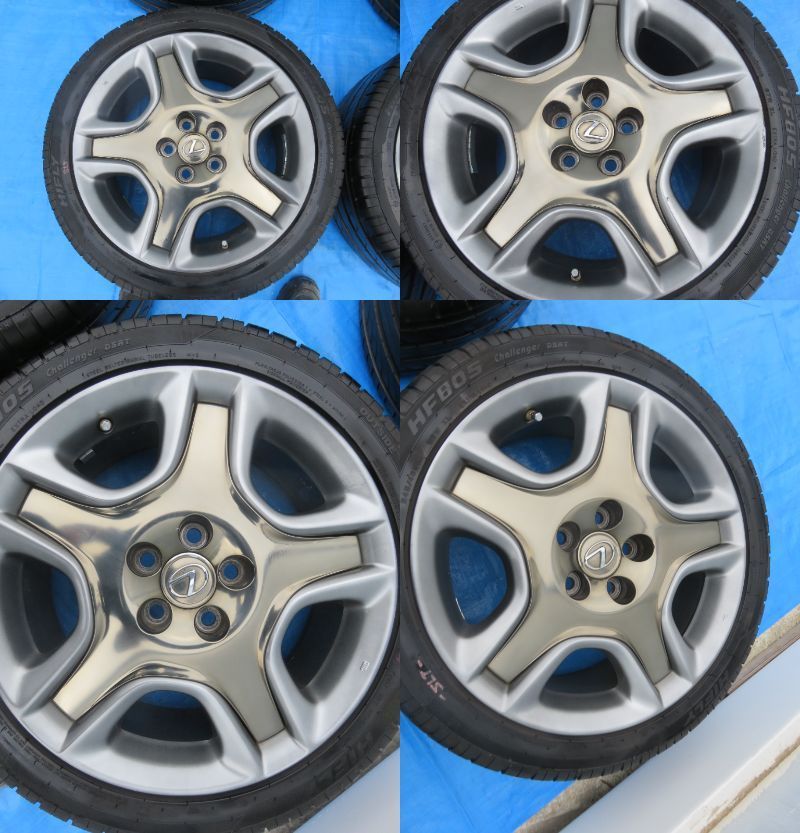 レクサスsc430 純正タイヤホイール4本セット 流用なども レクサスsc430 純正タイヤホイール4本セット 流用なども レクサスsc430
