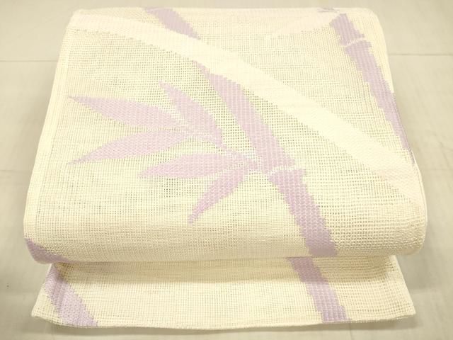 平和屋着物＊夏物 六通柄袋帯 笹竹文 DAAX8615cm