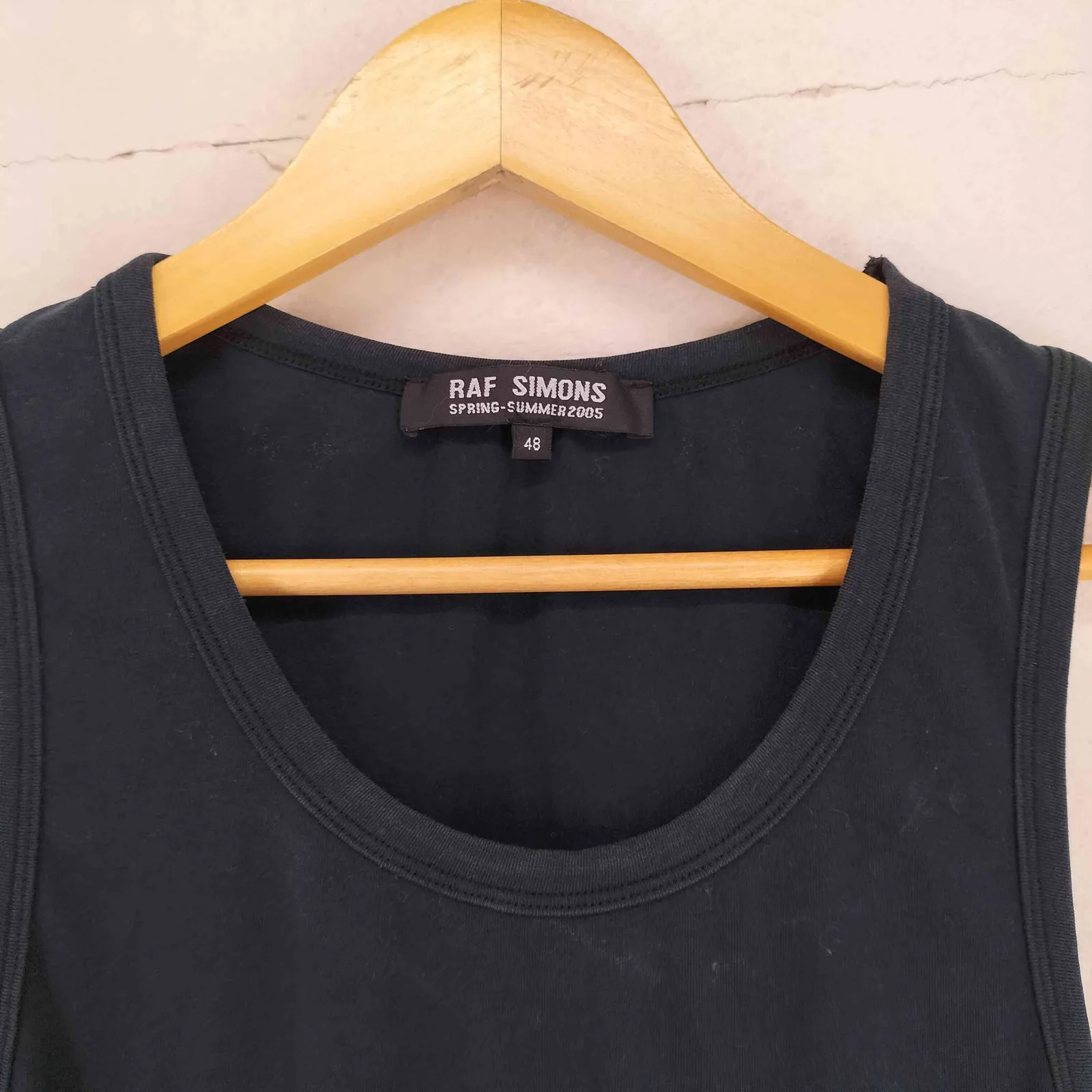 最終値下げ登坂広臣着用RAF SIMONS タンクトップ 46 黒