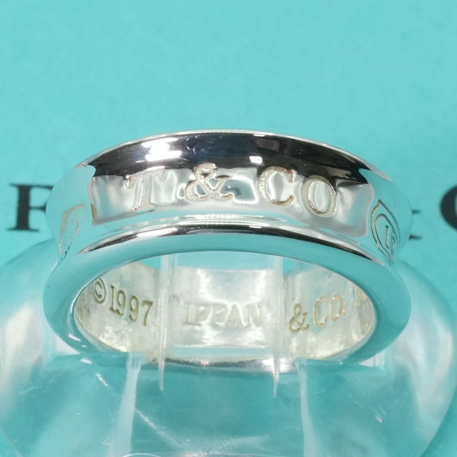 【極美品】 ティファニー 1837 T&CO ナロー リング 9号 A504 TIFFANY&Co. ティファニー TIFFANY & Co. 1837リング ナロー