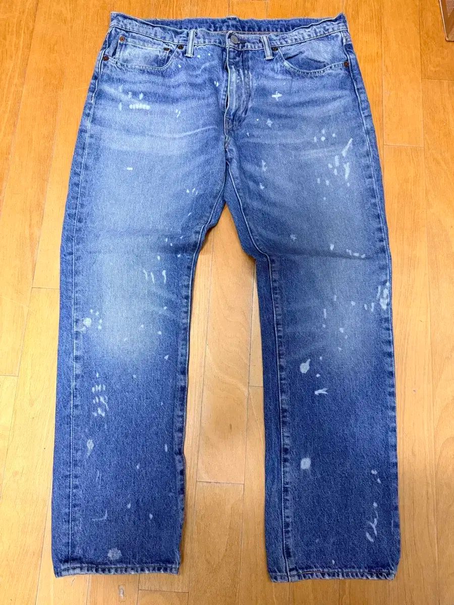 リーバイス 511 スリムフィット ヴィンテージ ダメージ ウォッシュ デニムパンツ 36