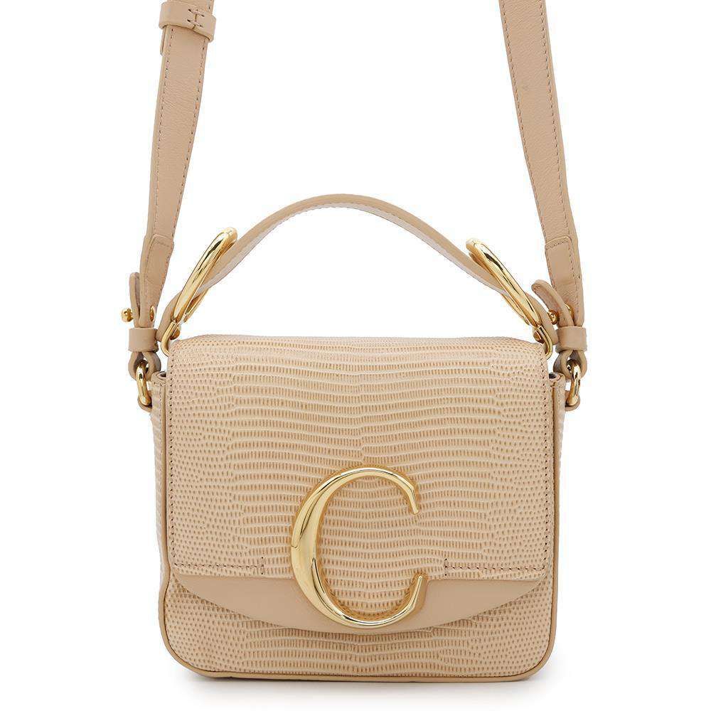 クロエ ショルダーバッグ クロエC 型押しレザー CHC19WS193B836H6 Chloe 2wayショルダーバッグ