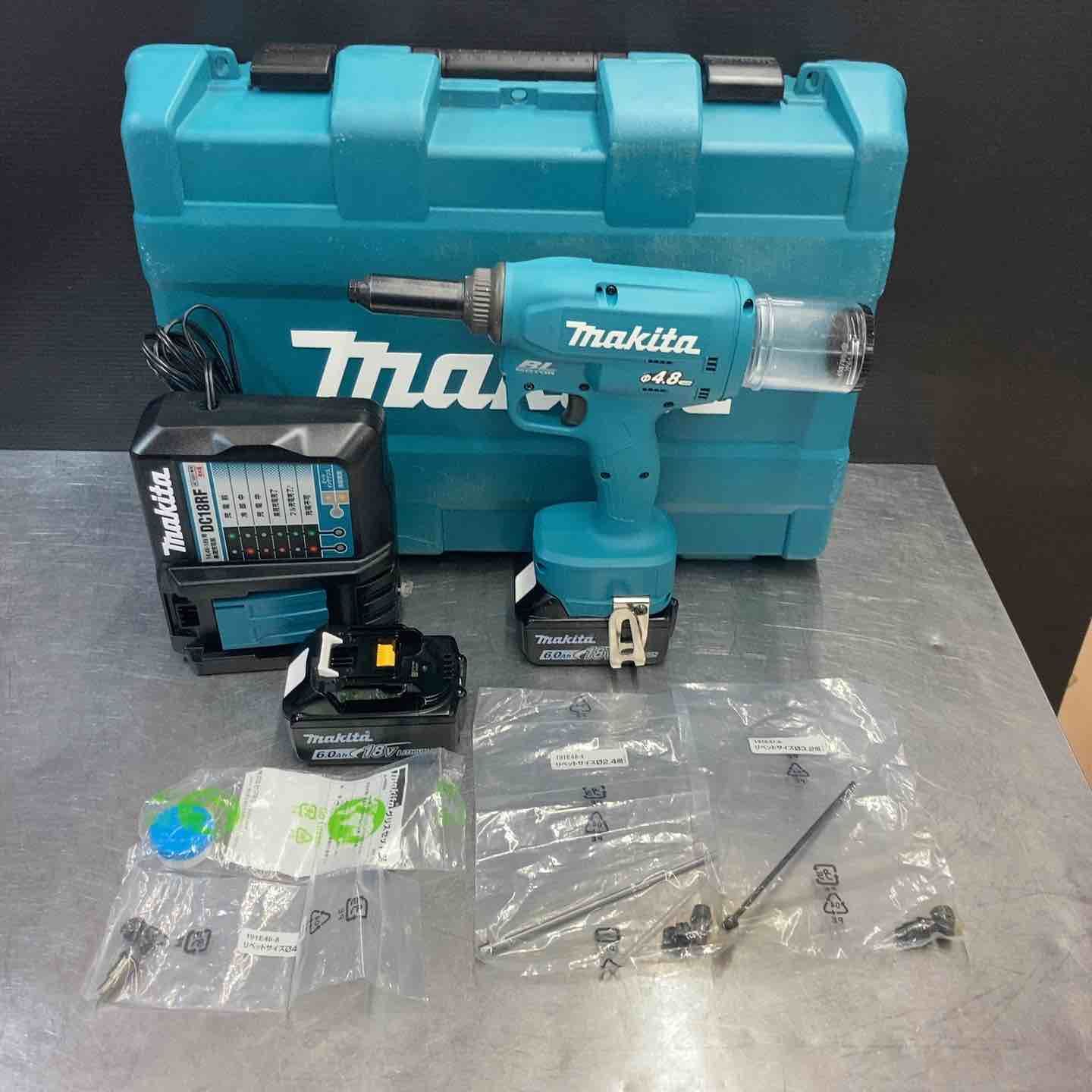 マキタ Makita 18V 充電式リベッタ RV150DRG バッテリー2個付属 コードレス 東大和店