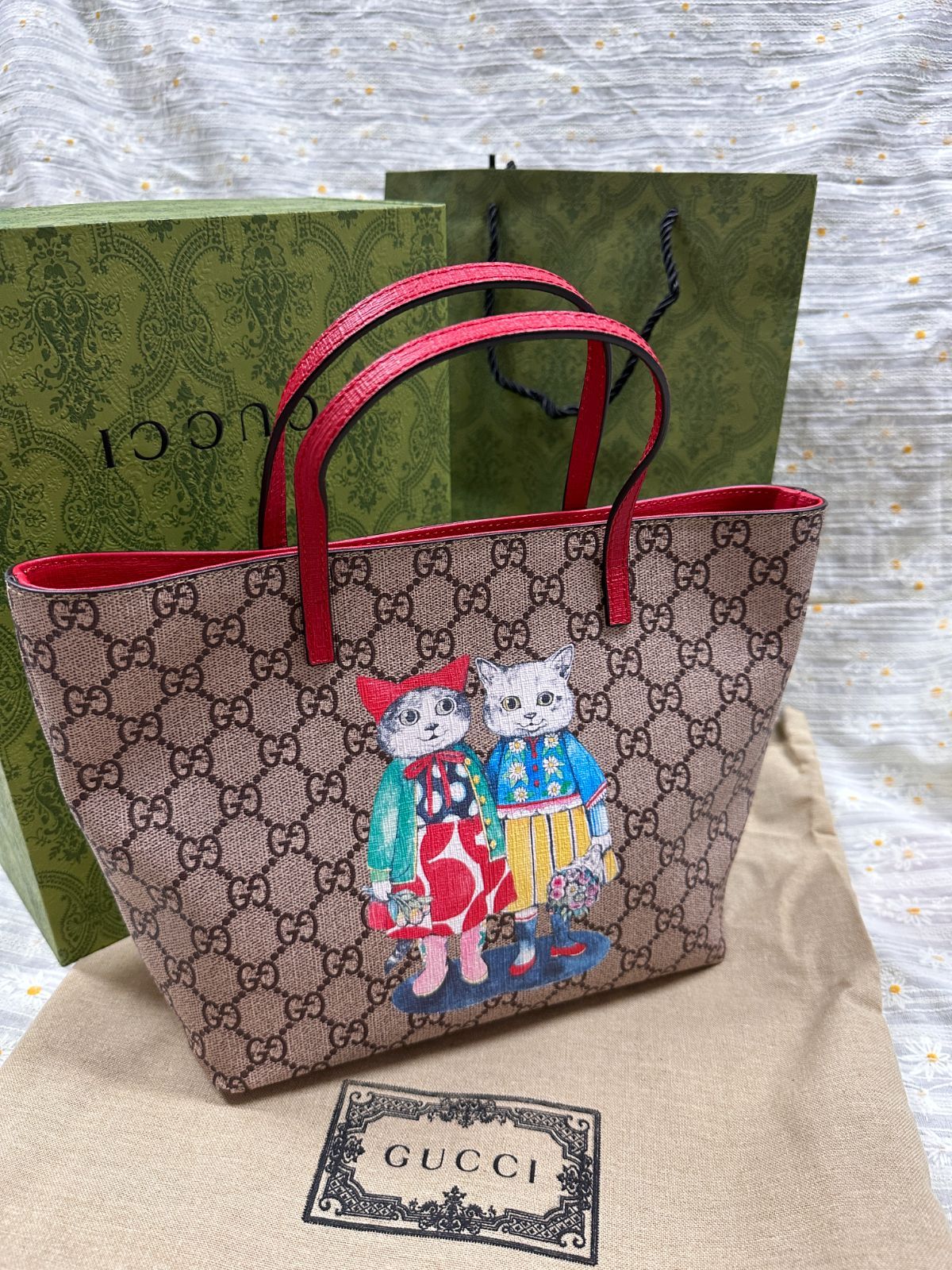 即購入不可!!GUCCI×ヒグチユウコ ミニ トート バッグ チルドレンズ 