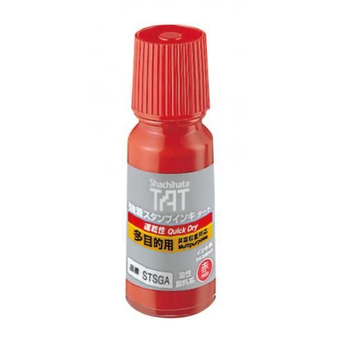 まとめ シャチハタ ＴＡＴ スタンプ用インキ 速乾 多目的用 小 STSGA-1-R 4974052150029 ●容量 ５５ｍｌ 多目的用 インキ 速乾性 ●乾燥時間 約１０〜２０秒●用途 塗布材 スタンプインキ多目的用●イ 1個 ×10セット