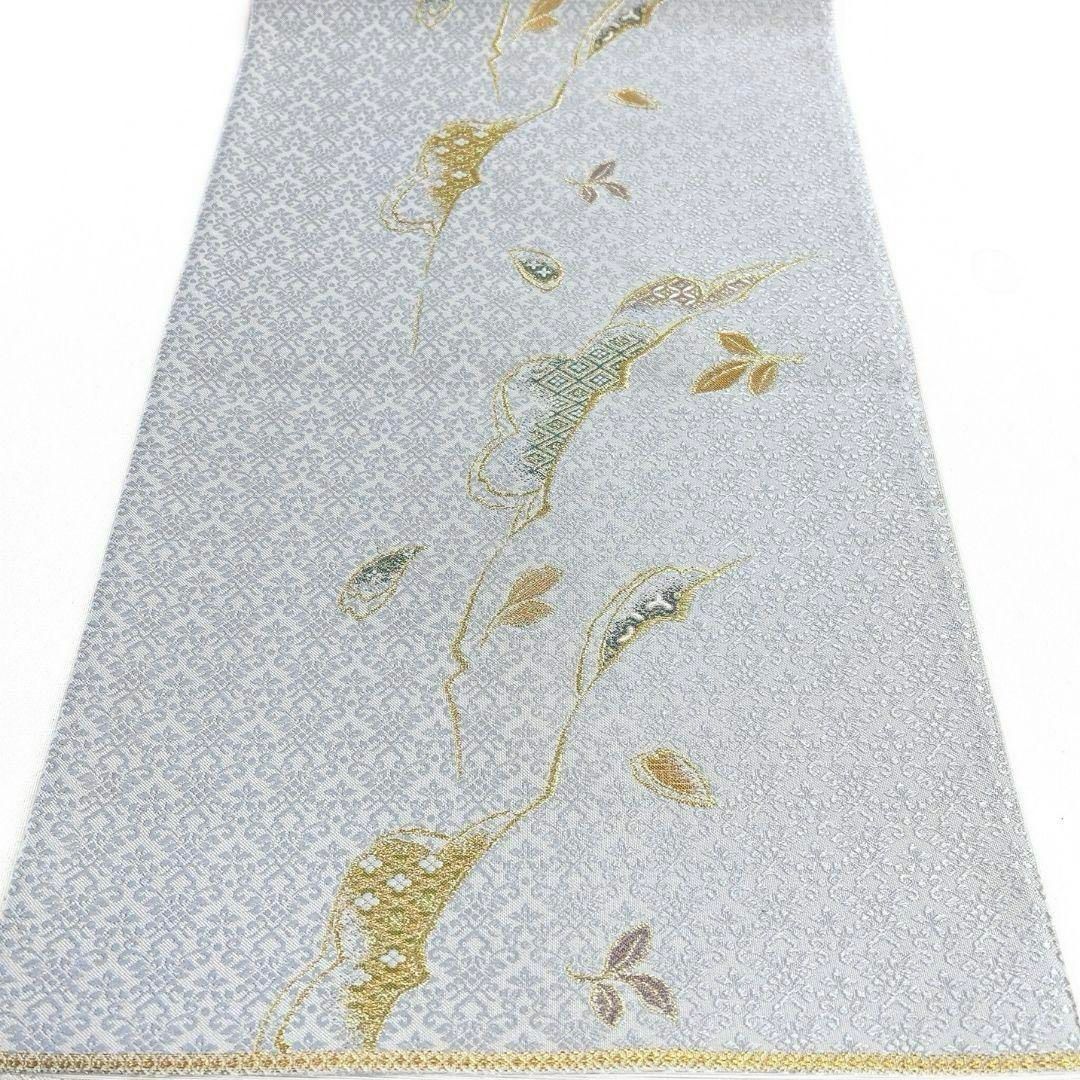 袋帯　金糸　リーフ模様　花菱　着物　045a p 袋帯 金糸 リーフ模様 花菱 着物 045a p - メルカリ