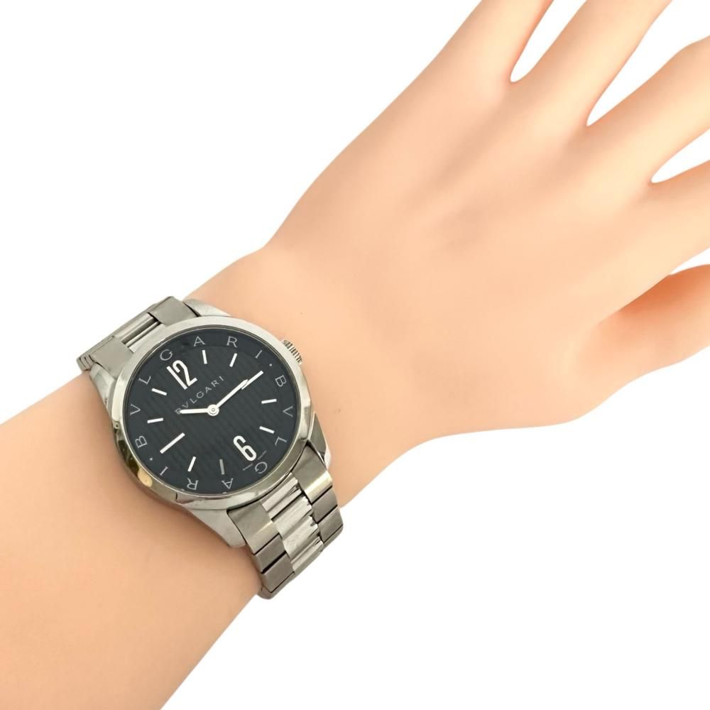 BVLGARI/ブルガリ】ソロテンポ ST37S 腕時計 ステンレススチール