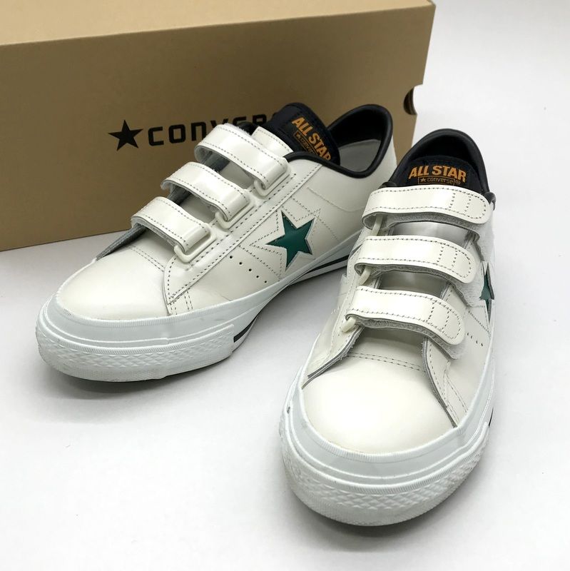 CONVERSE ONE STAR V3 スニーカー 日本製 ローカット シューズ レザー ロゴ ワンポイント カジュアル 26.5cm コンバース  靴 B12089◇ - メルカリ