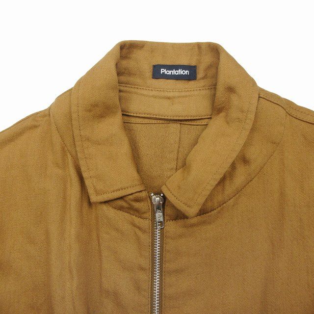 美品 Plantation プランテーション カツラギWガーゼ ジャケット  