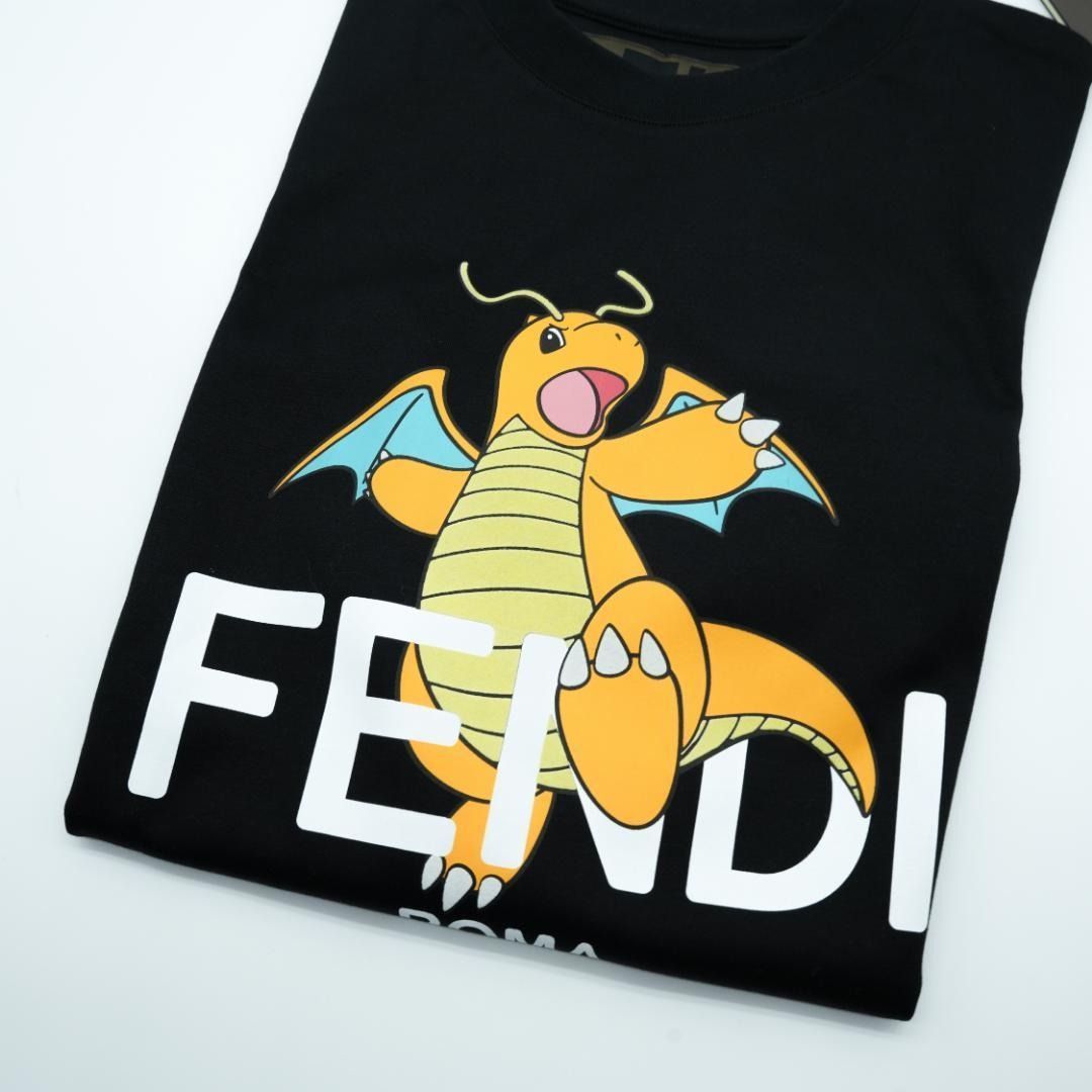 【新品】FENDI FRGMT×POKÉMON カイリュー Tシャツ 黒 XXS FENDI×FRGMT×POKEMON Tシャツ | 新品未使用 - lia makana