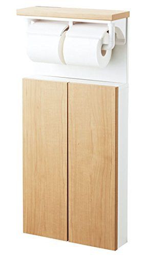 LIXIL リクシル INAX 埋込収納棚 トイレ用 紙巻器付 インテリアリモコン対応 ホワイト TSF-211U|WA