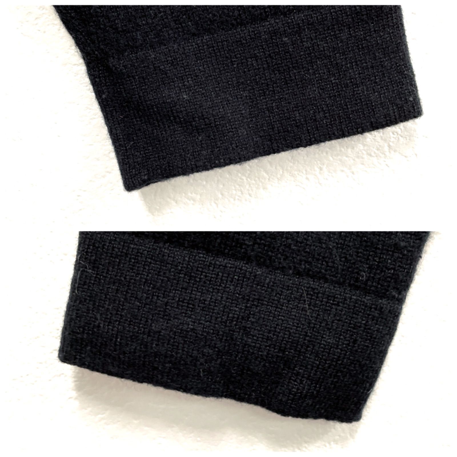 CHANEL シャネル カシミア ニット カーディガン ショート丈 ブラック