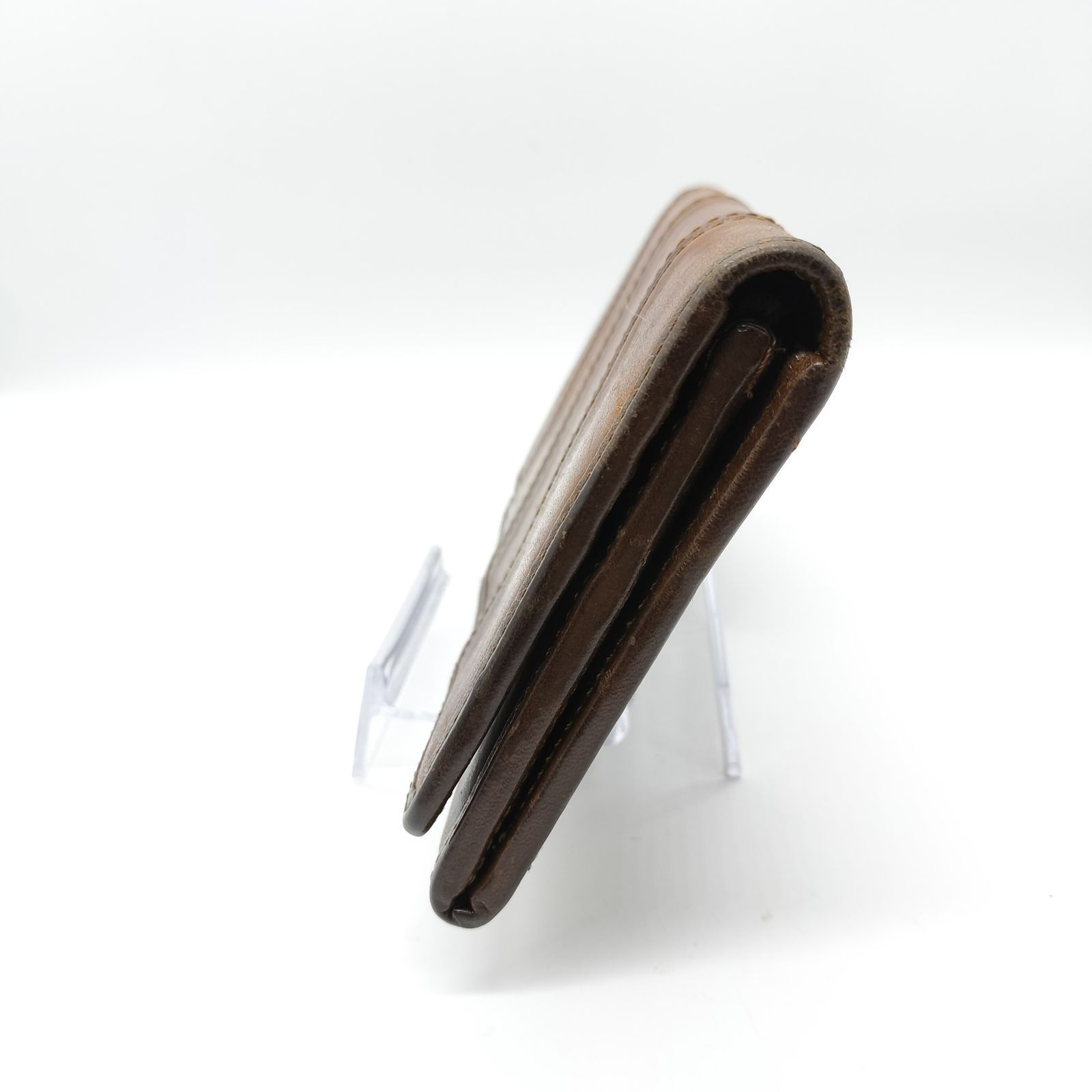 新品・未使用】UNISON DEPT. ブラウンレザー ジッパー長財布 新品・未