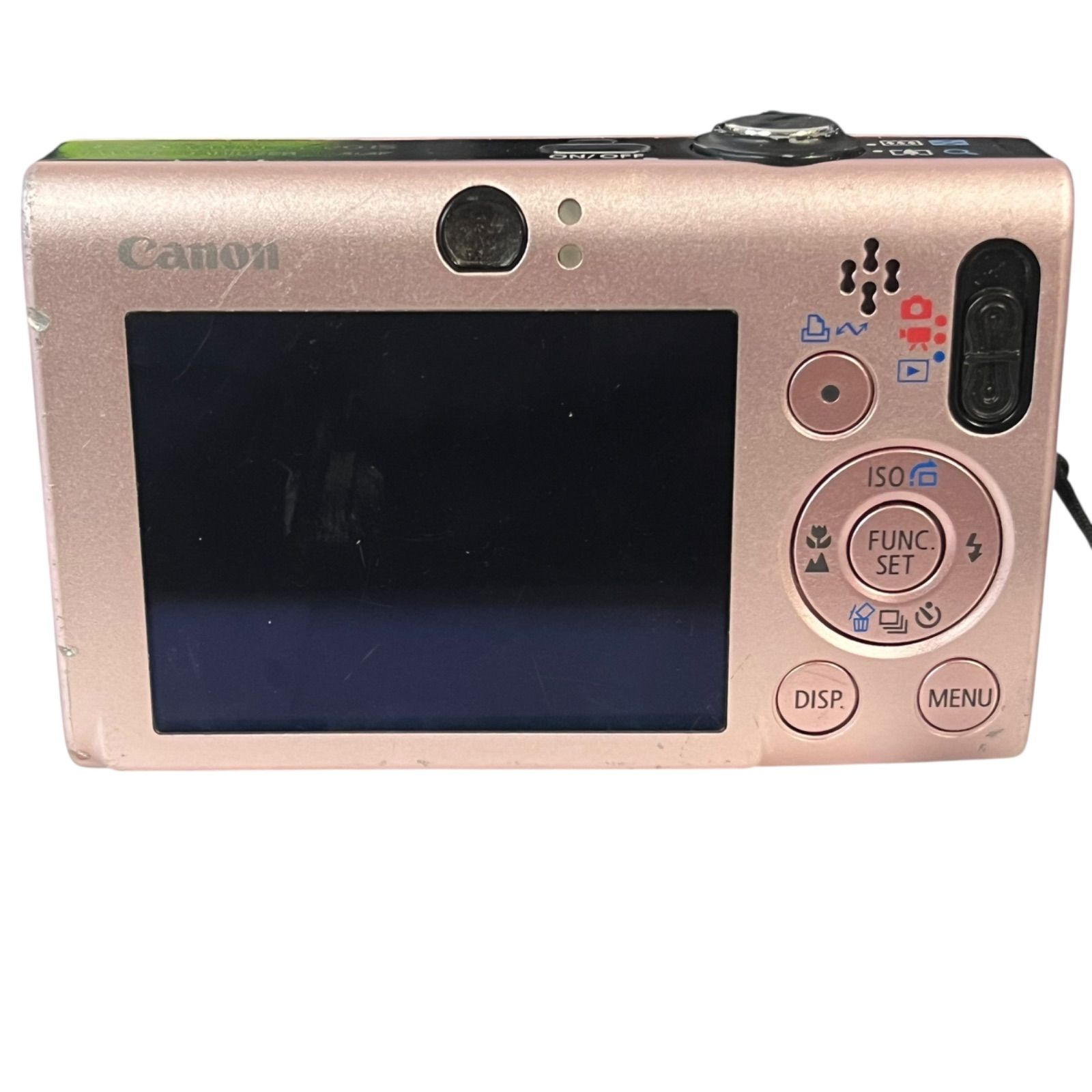 管31190】動作未確認☆CANON キヤノン IXY DIGITAL 201S ピンク 6.2