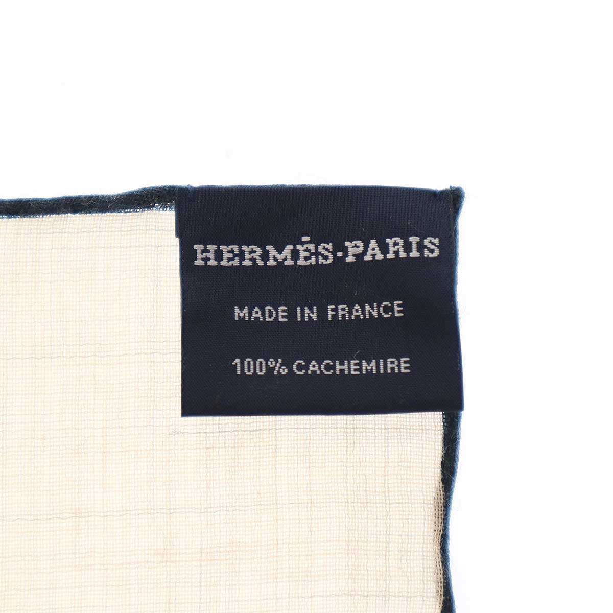 HERMES エルメス 2023 カレ90 Index Palmarum ヤシの目録 カシミヤ