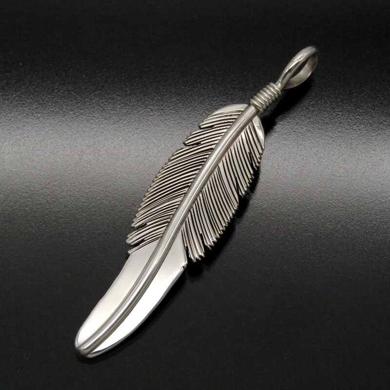 ハーヴィーメイス ターコイズ×12KGF フェザーペンダント ハーヴィー メイス