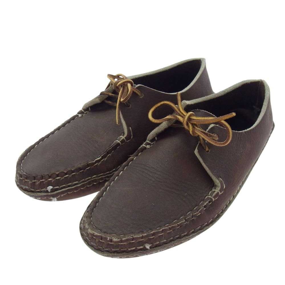 ARROW MOCCASIN アローモカシン レザー ローカット シューズ ブラウン系【中古】
