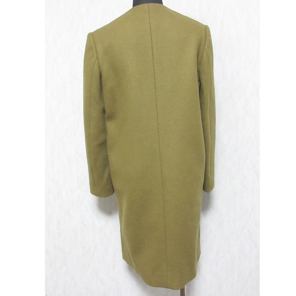 ★美品★DRAWER ドゥロワー チェスターコート　ウール　シルク　黒 36 ☆美品☆DRAWER ドゥロワー チェスターコート ウール シルク 黒